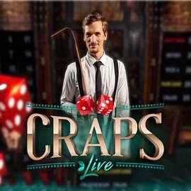 Live Craps online game logo by Evolution on w-betz-nl.nl