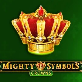 Mighty Symbols Crowns slot logo by Wazdan at Wbetz Casino